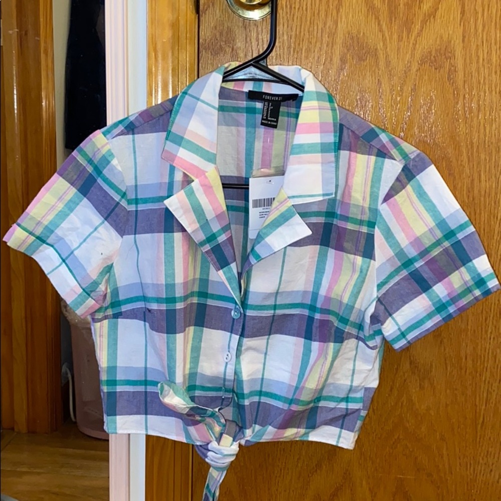 Forever 21 brand new never worn picnic plaid